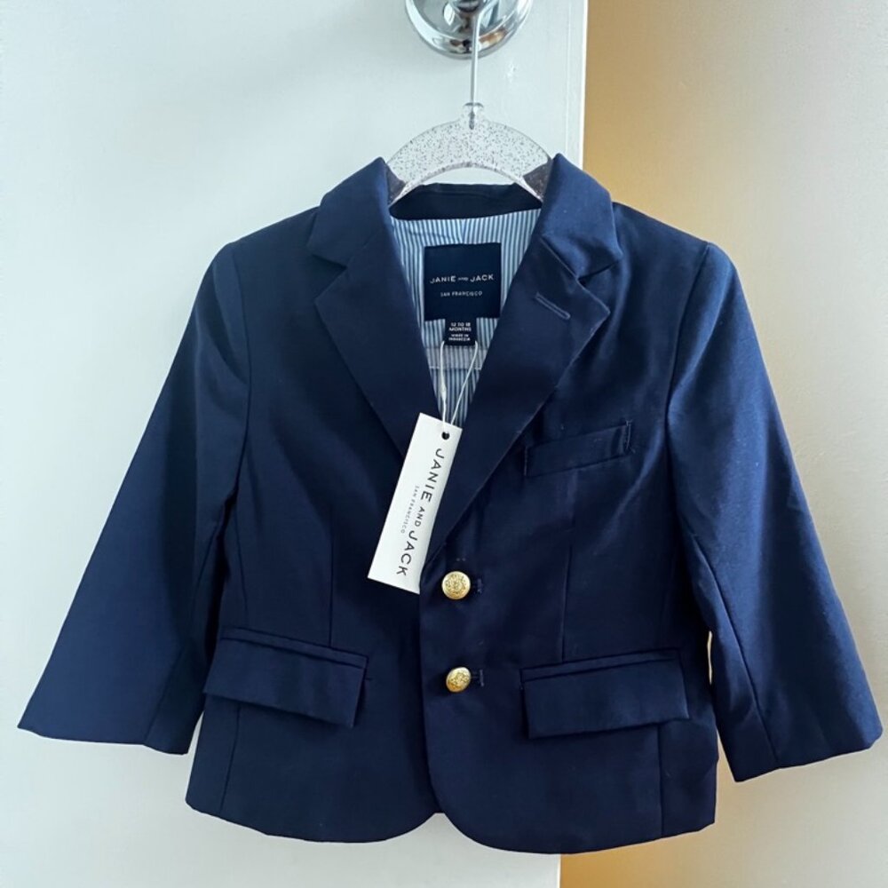 NWT - summer jacket JANIE AND JACK - blue - 12-18 months